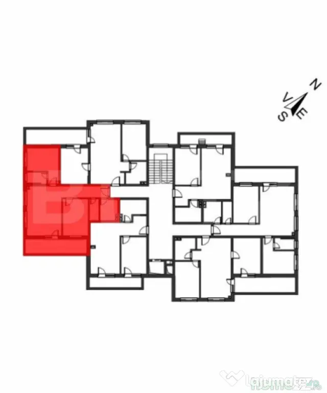 Apartament 3 camere, 68mp, 2bai, terasa 15mp, parcare, zona - Floresti (Cluj)