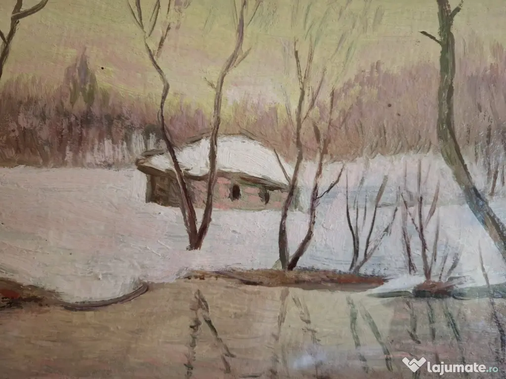 Tablou Pictura in ulei pe carton