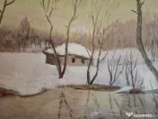 Tablou Pictura in ulei pe carton 