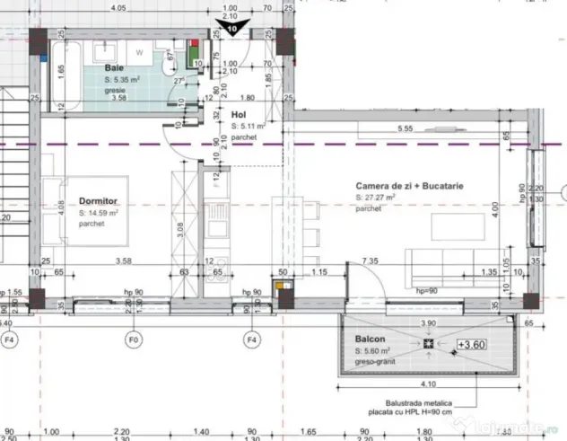 Ansamblu NOU! Apartament 52mp, 2 camere, deco, balcon 5,6. z