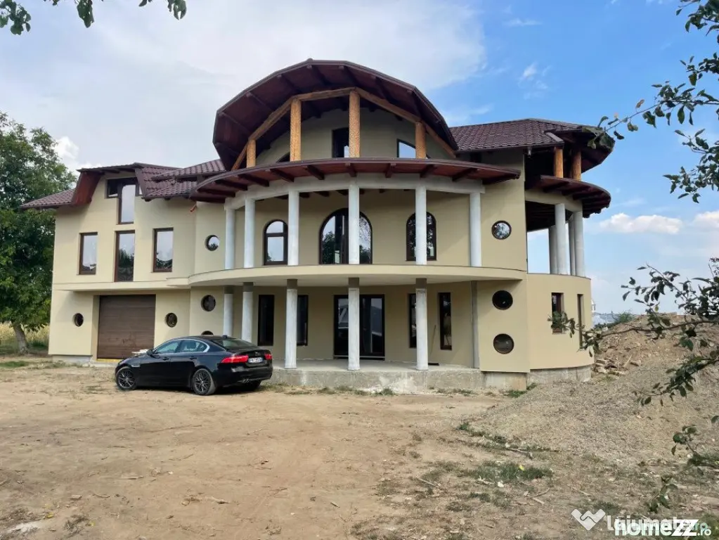 Casa cu 10 camere, 550 mp utili, 10.000 mp teren, Zvoristea,