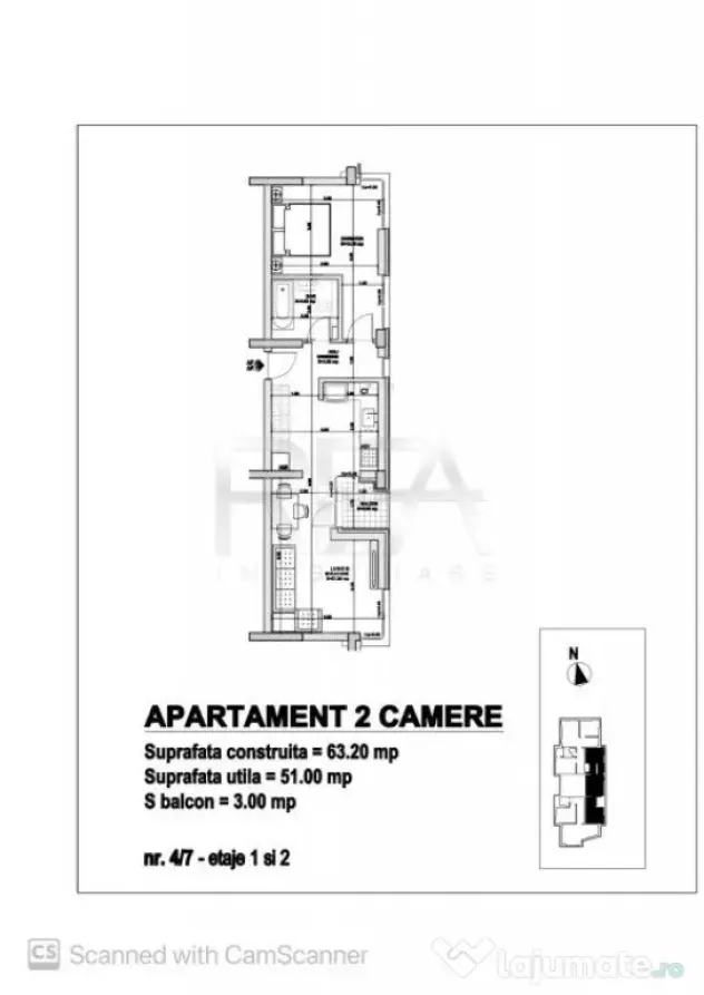 2 camere | Bloc Finalizat | Emil Racovita