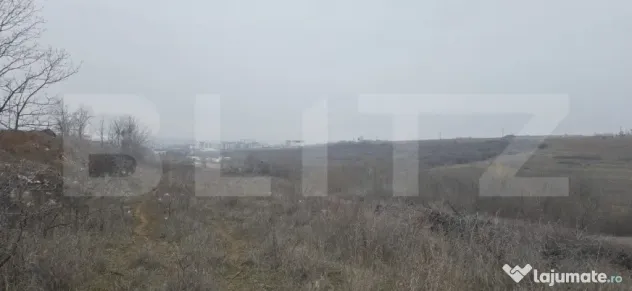 Teren intravilan, 10.000 mp, front peste 150 metri, zona Cur