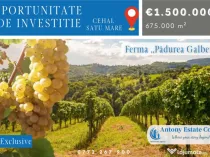Oportunitate de investitie, Ferma Padurea Galbena - Cehal,