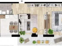 Apartament 2 camere decomandate, 53mp, constructie noua, zon