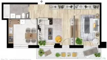 Apartament 2 camere decomandate, 53mp, constructie noua, zon