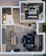 Apartament de vanzare, cu 2 camere, 55 mp, zona Torontalului