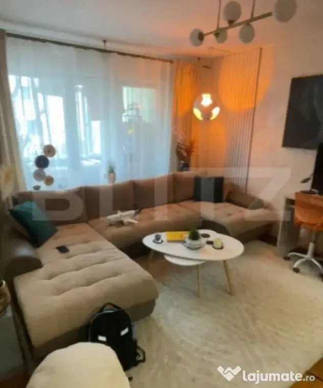 Apartament de 2 camere, etaj intermediar, 42 mp, zona Pacura