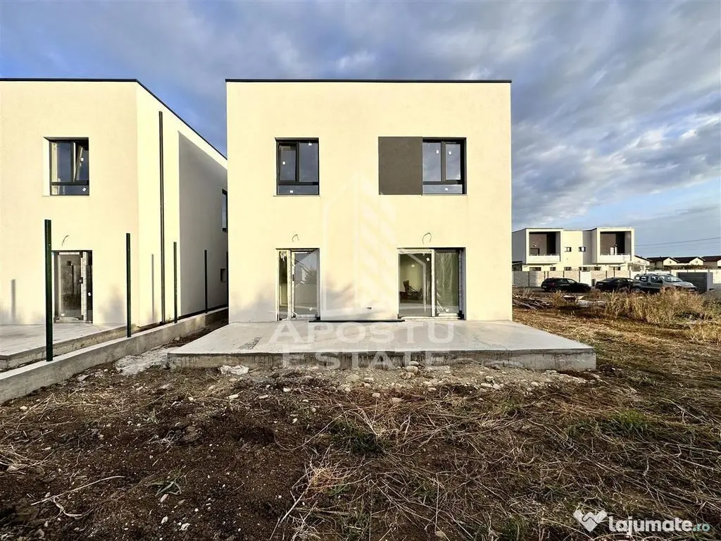 Jumatate de duplex cu 5 camere de vanzare, despartit, Dumbravita - Dumbravita (Timis)