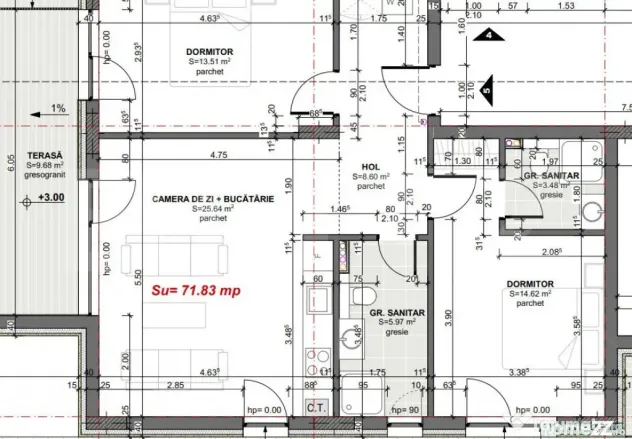 COMISION 0 | APARTAMENT 3 CAMERE | ZONA COJOCNEI
