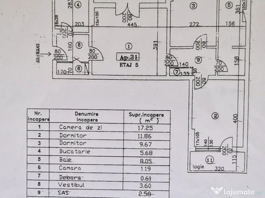 Apartament 3 camere Baba Novac