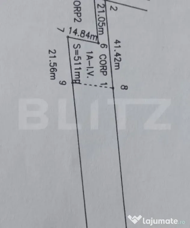 Teren intravilan, 811 mp, zona Jieni