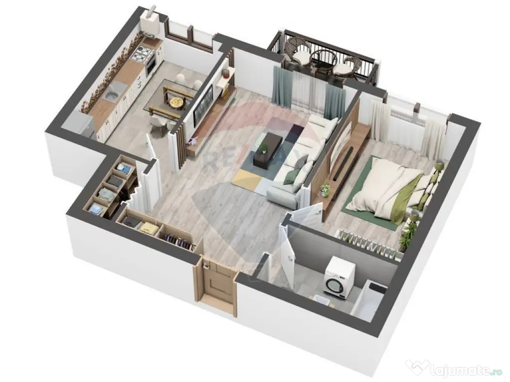 Apartament NOU LA CHEIE cu 2 camere de vânzare Selimbar