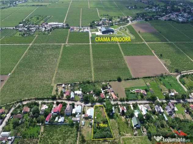 Teren intravilan de a in Valea Cotesti cu utilitati 1.790 mp