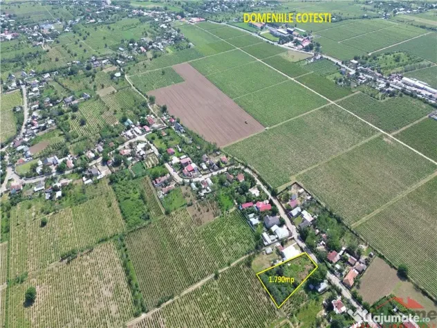 Teren intravilan de a in Valea Cotesti cu utilitati 1.790 mp