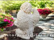 Statuetă îngeraș, galben antichizat, model S4. 