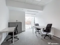 Spațiu de birou frumos proiectat pentru 2 persoane în Spaces Unirii