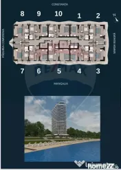 Apartament nou 2 camere de vanzare Olimp Tower etaj 16 