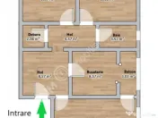 Apartament decomandat 3 camere si balcon zona Vasile Aaron d 