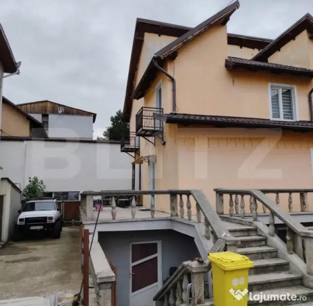Casa etaj + demisol, 340 mp utili, 350 mp teren, zona Burduj