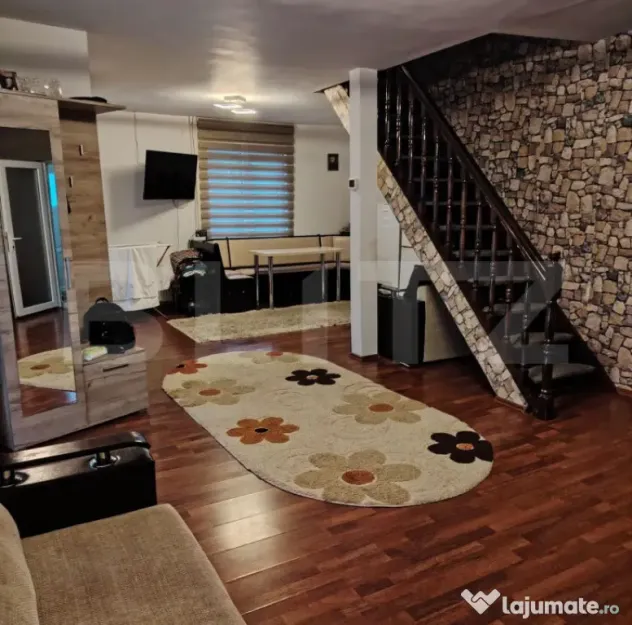 Casa etaj + demisol, 340 mp utili, 350 mp teren, zona Burduj