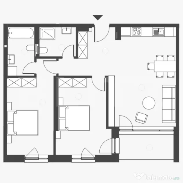 Comision 0 ! Somesului 15, Apartament 3 camere, Semicentral,