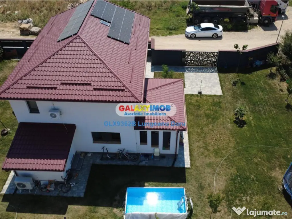 Vila P 1E,terasa, piscina, curte, 0 Costuri ergetice, Ulmi -