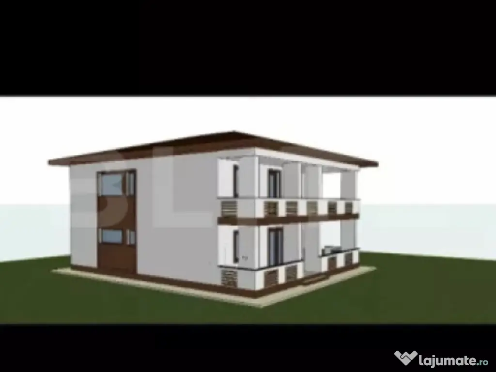 Proiect Casă + garaj în construcție – teren 553 mp, Hol