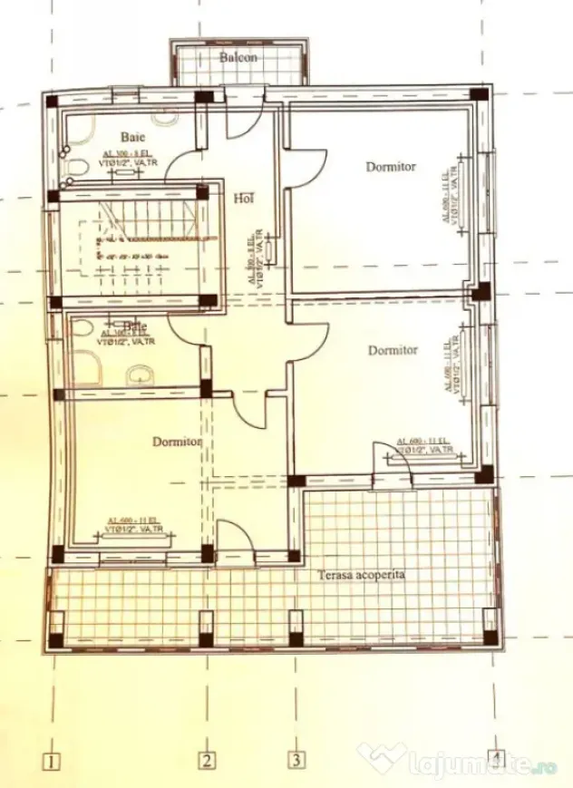 Proiect Casă + garaj în construcție – teren 553 mp, Hol