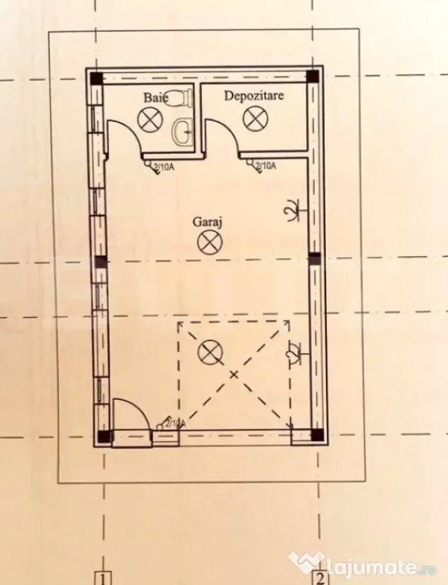 Proiect Casă + garaj în construcție – teren 553 mp, Hol