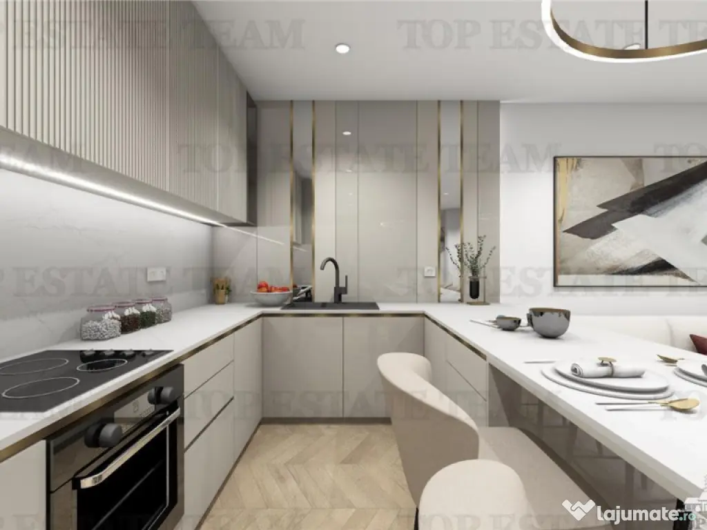 Cartier de case securizat cu bariera in Pipera