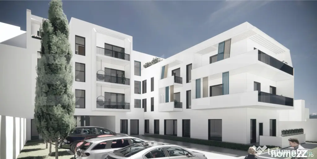 Apartament cu 2 camere, 71.23 mp, etajul 2/3, bloc nou, balc - Oradea (Bihor)