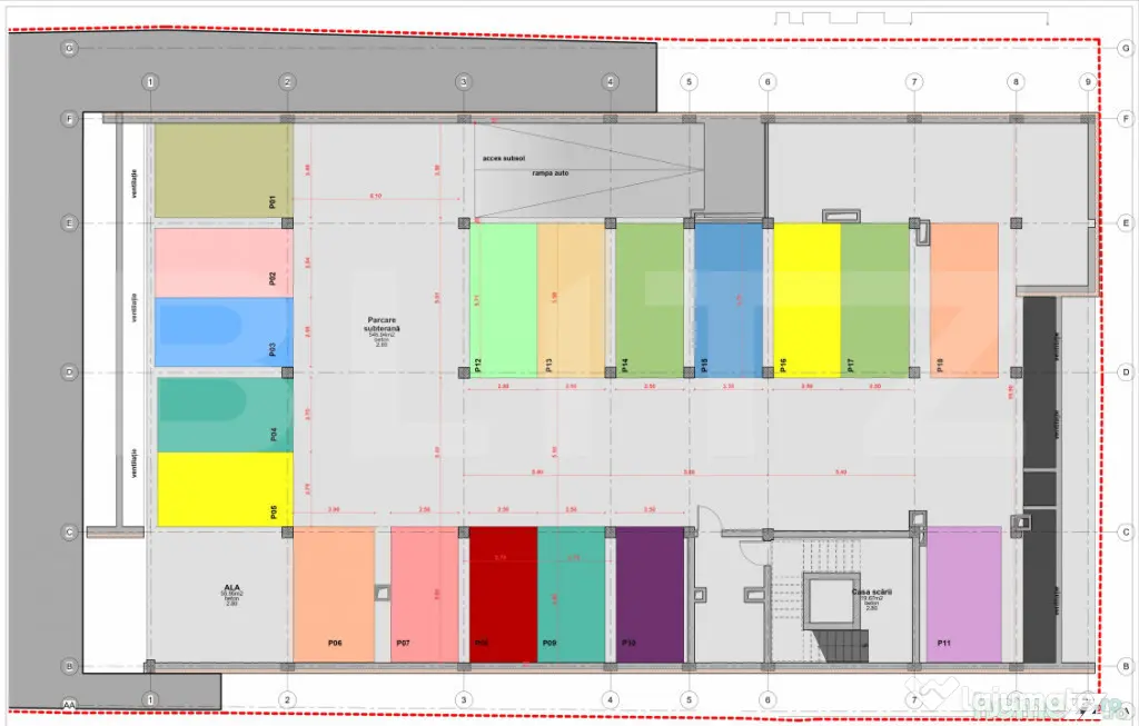 Apartament cu 2 camere, 71.23 mp, etajul 2/3, bloc nou, balc - Oradea (Bihor)