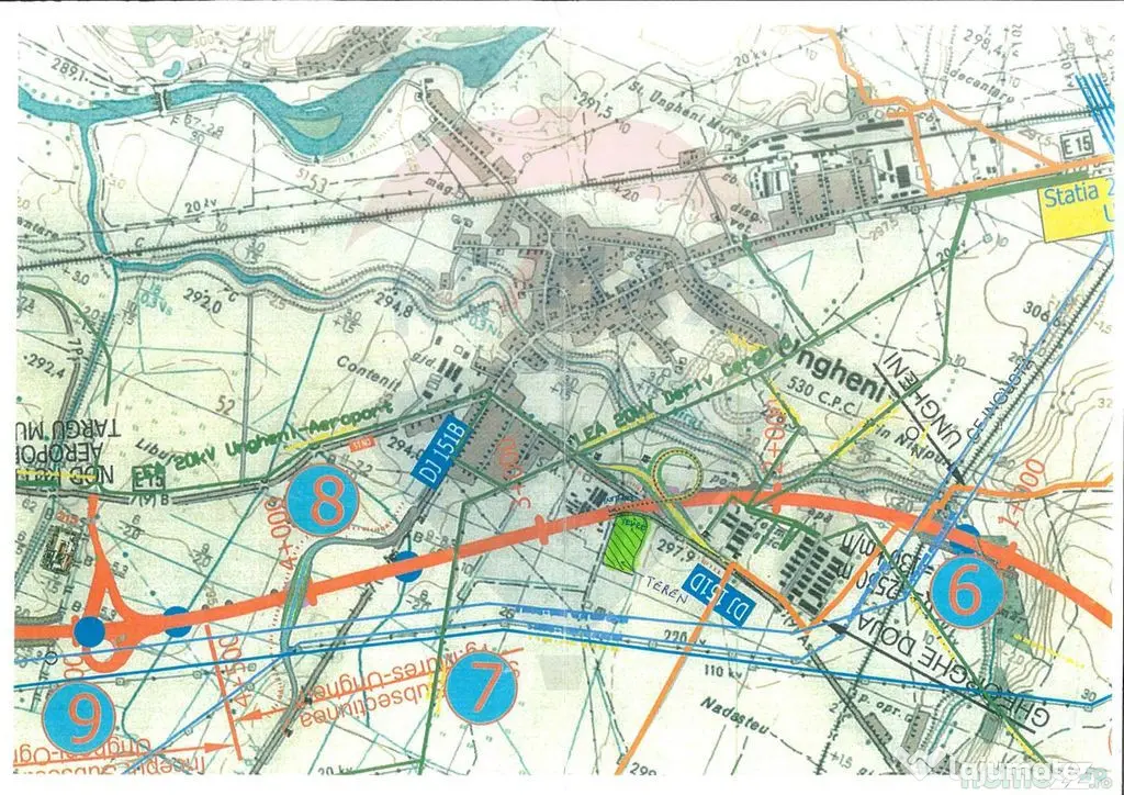 Terenuri Investitie 43485 mp Ungheni-Mures / Autostrada
