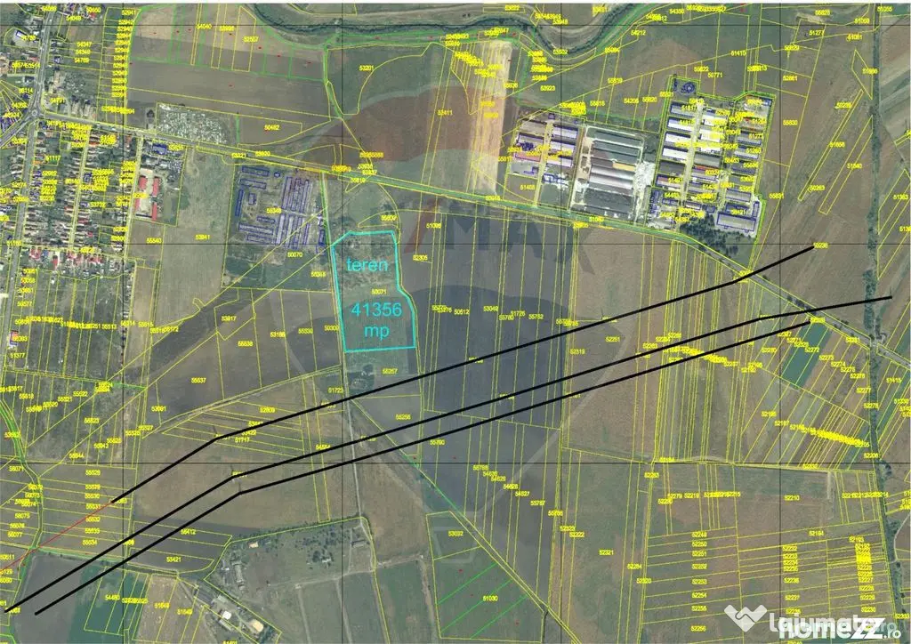 Terenuri Investitie 43485 mp Ungheni-Mures / Autostrada
