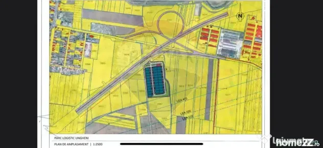 Terenuri Investitie 43485 mp Ungheni-Mures / Autostrada