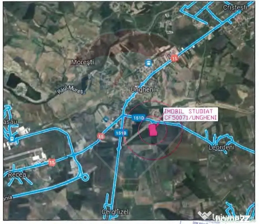 Terenuri Investitie 43485 mp Ungheni-Mures / Autostrada