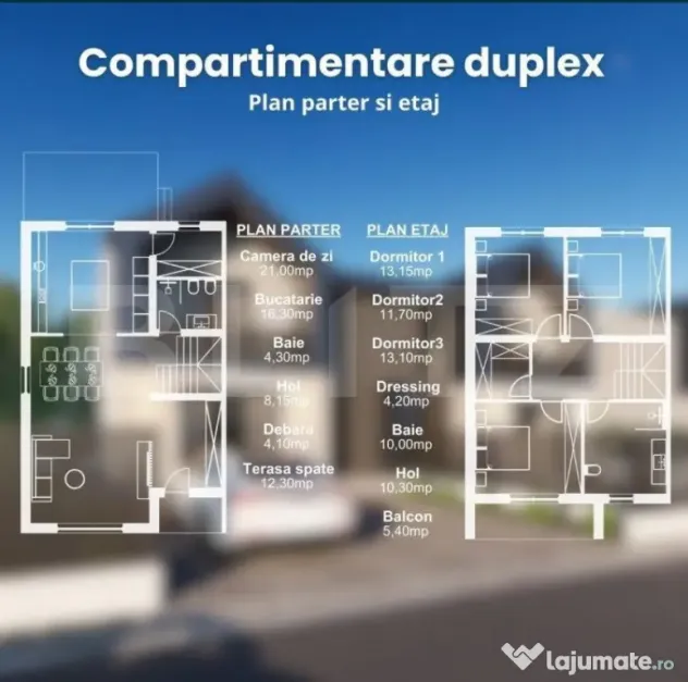 Ansamblu de duplexuri moderne, 160 mp , Radauti