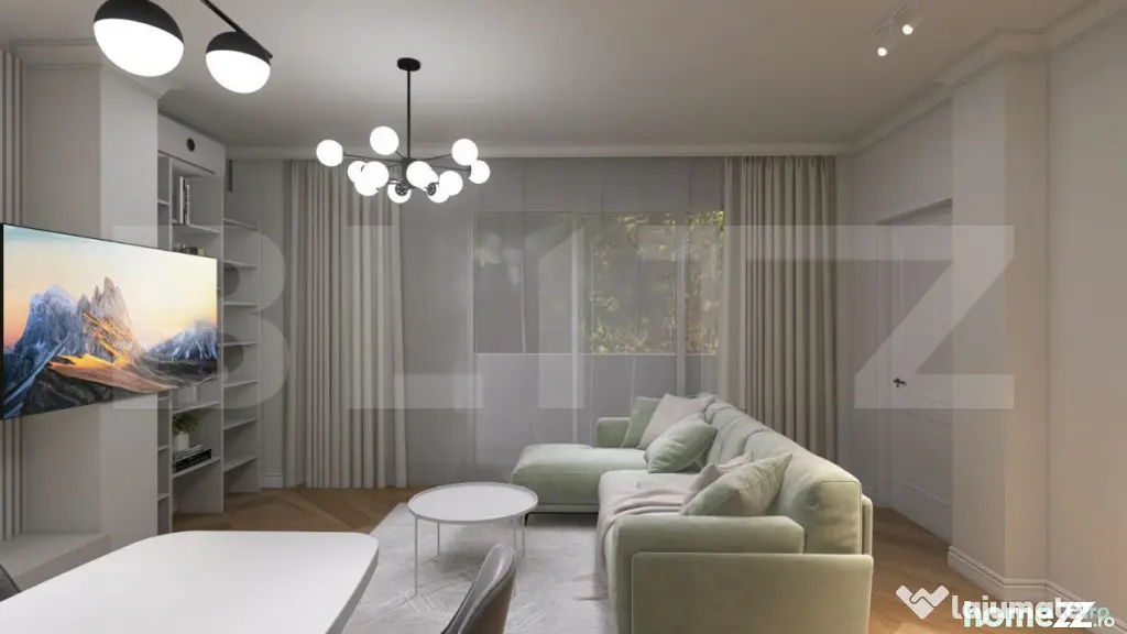Apartament nou modern, cu 2 camere, centrala pe gaz+panouri - Oradea (Bihor)
