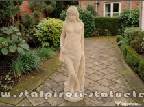 Statuetă domnița erotică, galben patinat, model S30.