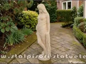 Statuetă domnița erotică, galben patinat, model S30. 