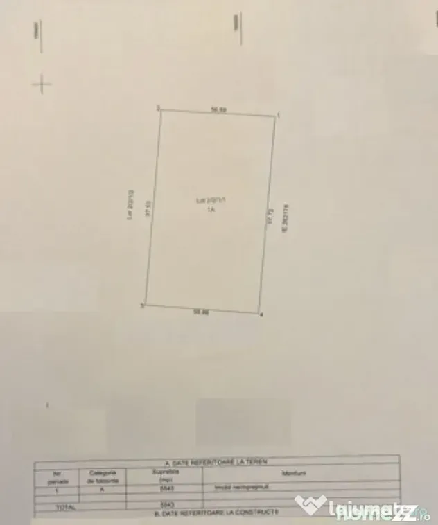 Teren intravilan 1.700 mp de vanzare | Tomis Plus | Ideal in - Constanta (Constanta)