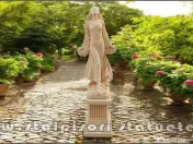 Statuetă zeiţa Flora, galben patinat, model S5. 