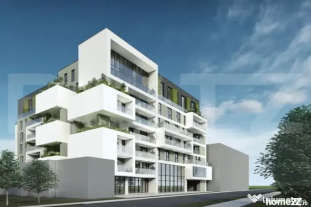 Apartament 2 camere, 62 mp, Terasa 12 mp, Imobil Nou, Semice - Cluj-Napoca (Cluj)