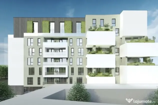 Apartament 2 camere, 56 mp, Terasa 12 mp, Imobil Nou, Semice
