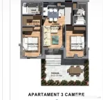 Apartament 3 camere, 60.16 mp, zona Torontalului