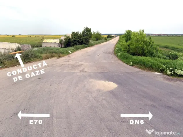 Teren extravilan 83500mp în Mihăilești, Giurgiu