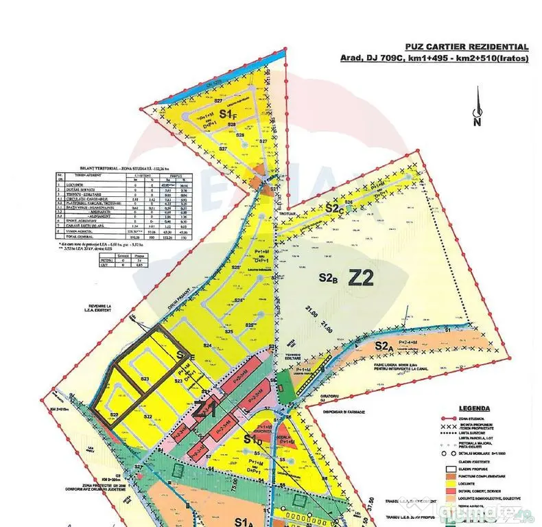 De vânzare teren intravilan 39,016mp, lângă cartierul ...