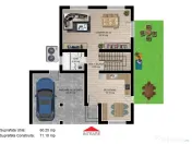 Casa individuala 4 camere 3 bai garaj Cartier Izvor Tarlu... 