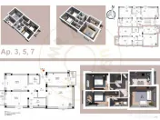 Apartament trei camere, str Campului , constructie 2025 